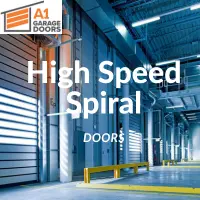 high speed spiral garage doors