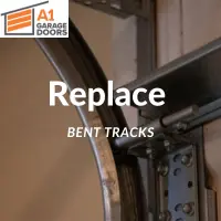 replace bent tracks on auckland garage door