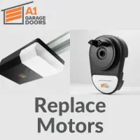 Replace motors for garage doors