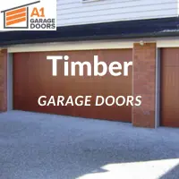 Timber garage door options by A1 Garage Doors