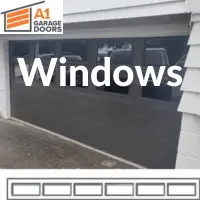 Garage door window options by A1 Garage Doors