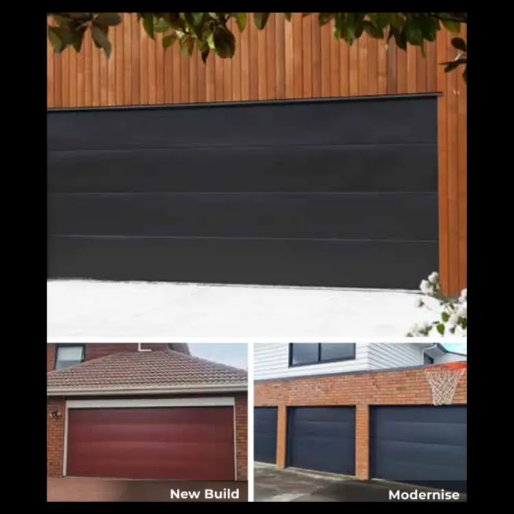 flat smooth garage door in auckland