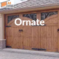 ornate garage door install