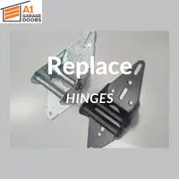 replace garage door hinges options