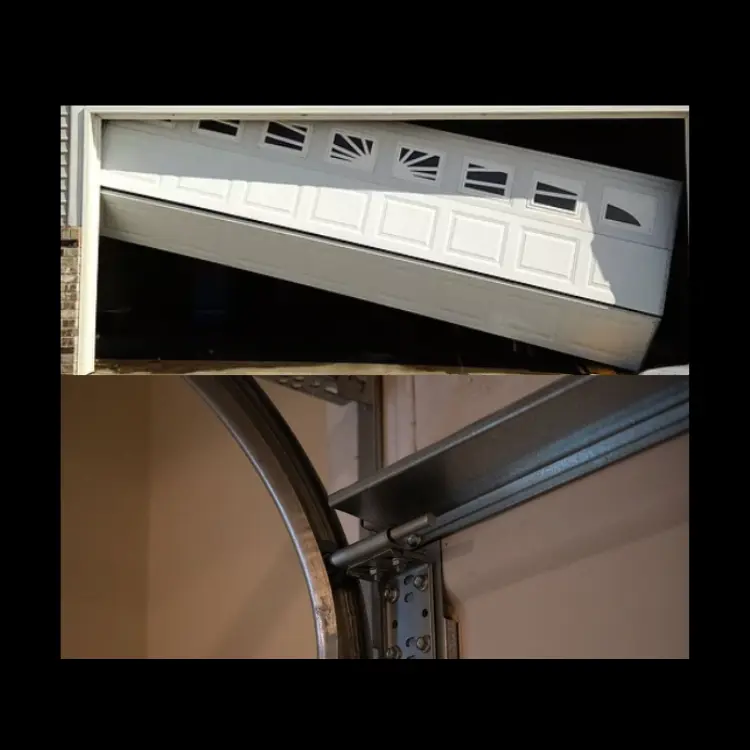 bent tracks on garage doors in auckland