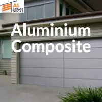 aluminium composite garage door install