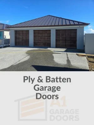 ply and batten project garage doors