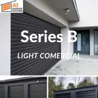 series b light commercial garage door